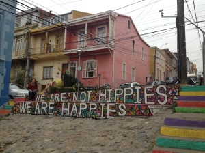 Some neat street art in Valparaíso!
