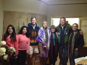 My families meet!! =) New sweaters for mom, dad and garrett!